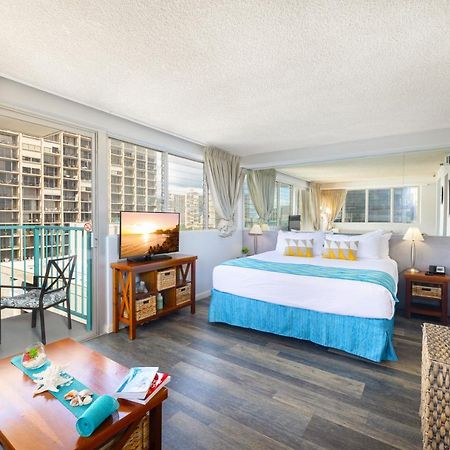 Beautiful Studio In The Heart Of Vibrant Waikiki Honolulu Exteriör bild