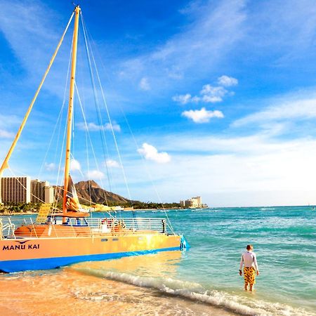 Beautiful Studio In The Heart Of Vibrant Waikiki Honolulu Exteriör bild
