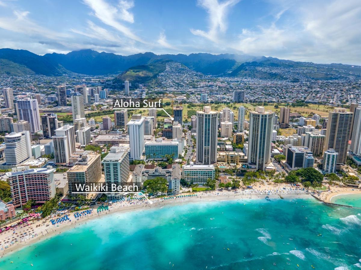 Beautiful Studio In The Heart Of Vibrant Waikiki Lägenhet Honolulu Exteriör bild