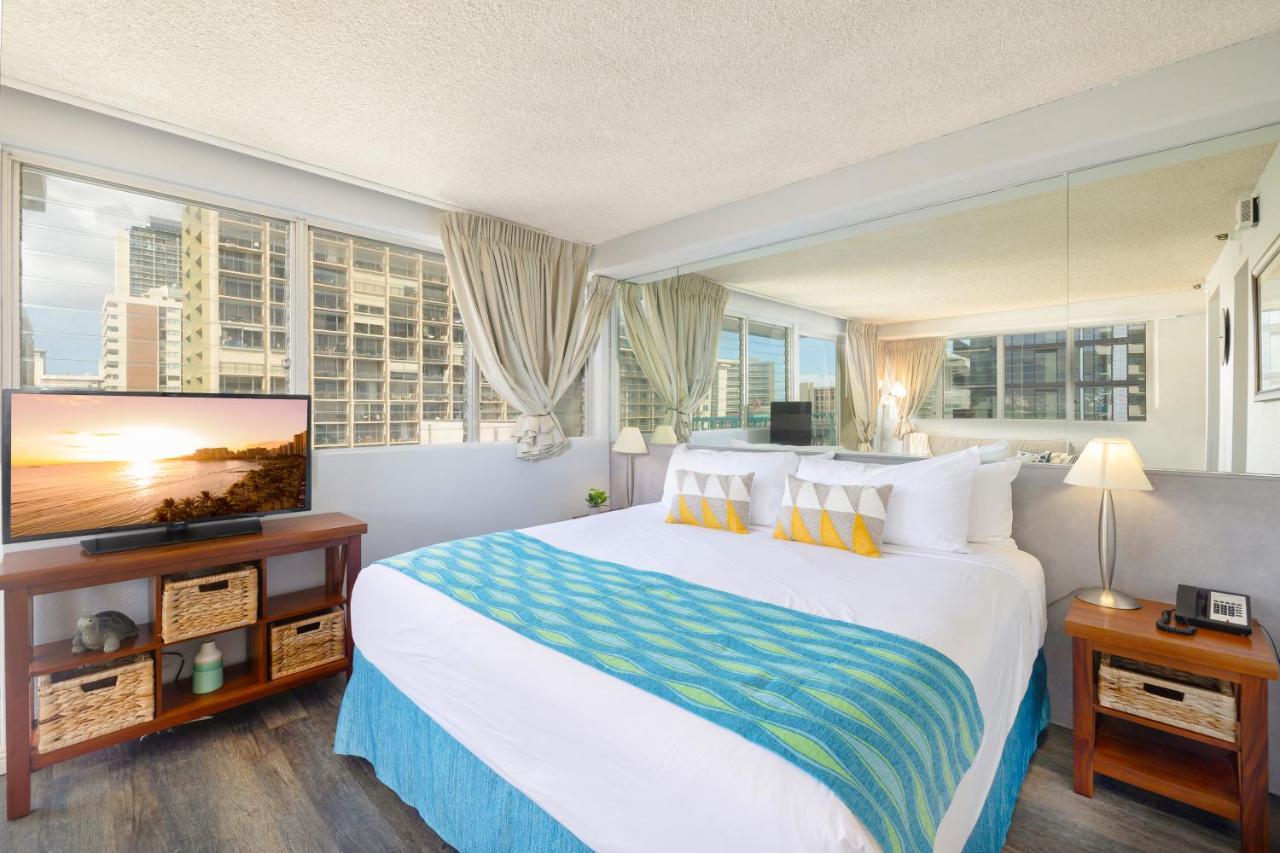 Beautiful Studio In The Heart Of Vibrant Waikiki Honolulu Exteriör bild