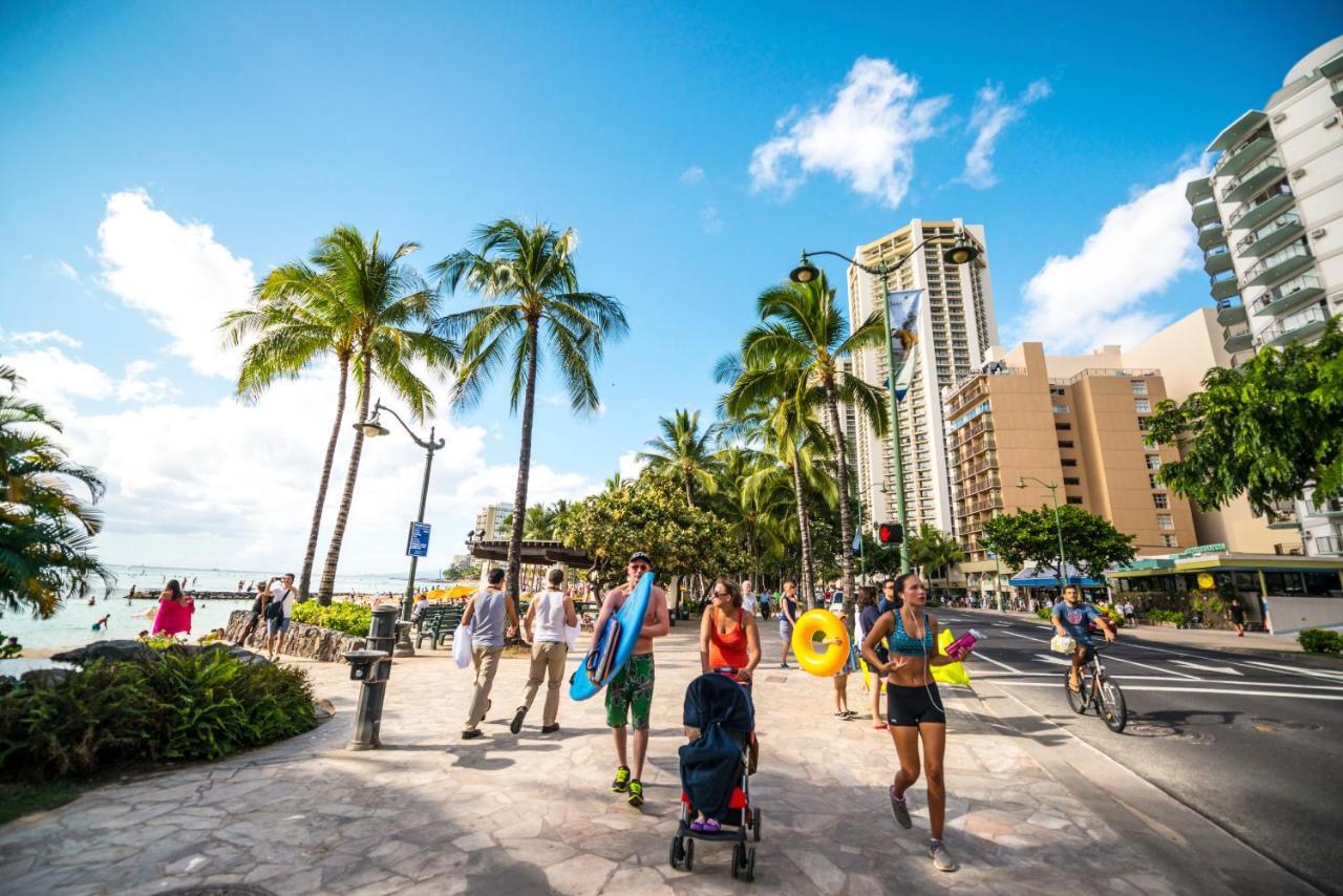 Beautiful Studio In The Heart Of Vibrant Waikiki Honolulu Exteriör bild